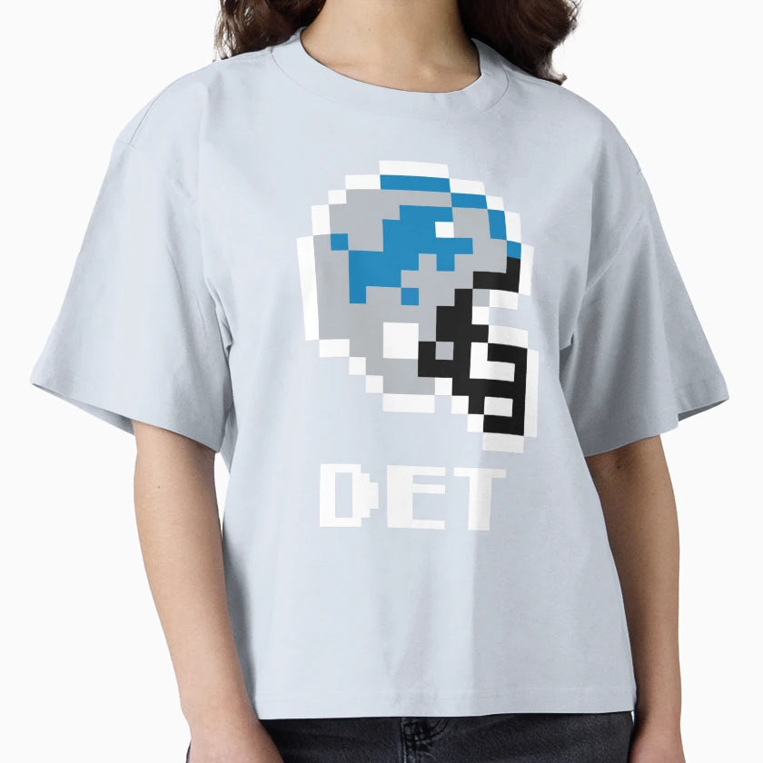 Detroit Lions Tecmo Super Bowl T-Shirt - Custom Art Print for Adults - T-Shirt, Sweatshirt, Hoodie