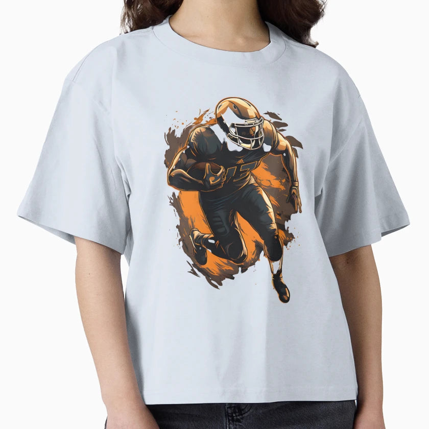 American Football Color Painting No 3 T-Shirt - Novelty Apparel Unisex - T-Shirt, Sweatshirt, Hoodie