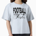 Football Sister T-Shirt - Aesthetic Graphic for Adults - T-Shirt, Sweatshirt, Hoodie