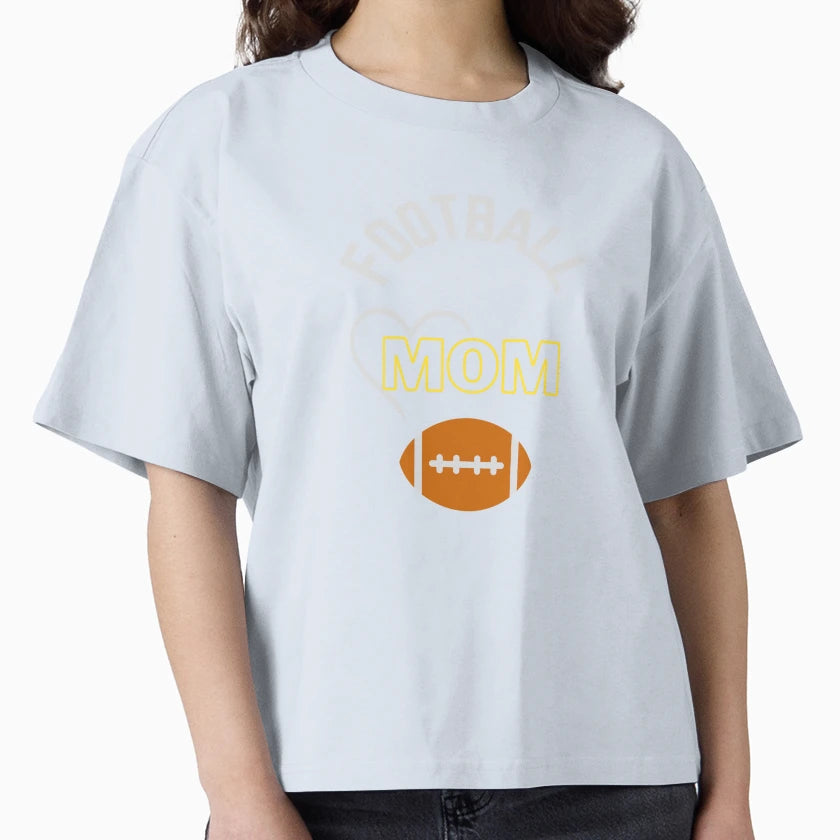 Football Mom T-Shirt - Minimalist Print Unisex - T-Shirt, Sweatshirt, Hoodie