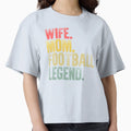 Best Mother Funny Gift Wife Mom Football T-Shirt - Trendy Graphic Unisex - T-Shirt, Sweatshirt, Hoodie
