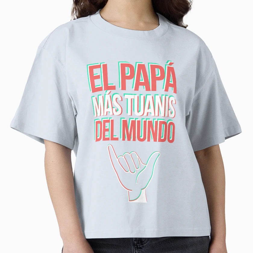 El Pap M S Tuanis Del Mundo White T-Shirt - Minimalist Print Unisex - T-Shirt, Sweatshirt, Hoodie