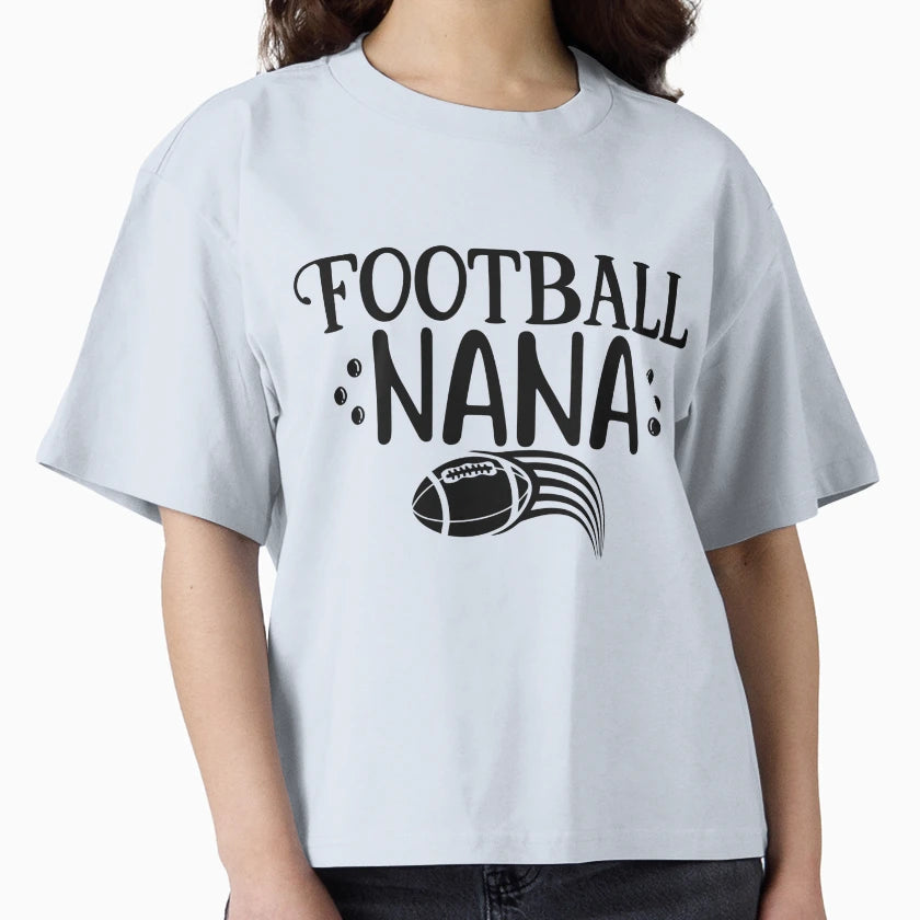 Football Nana Home Decor T-Shirt - Casual Everyday Wear for Adults - T-Shirt, Sweatshirt, Hoodie