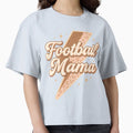 Football Mama Leopard Lightning T-Shirt - Casual Everyday Wear for Adults - T-Shirt, Sweatshirt, Hoodie