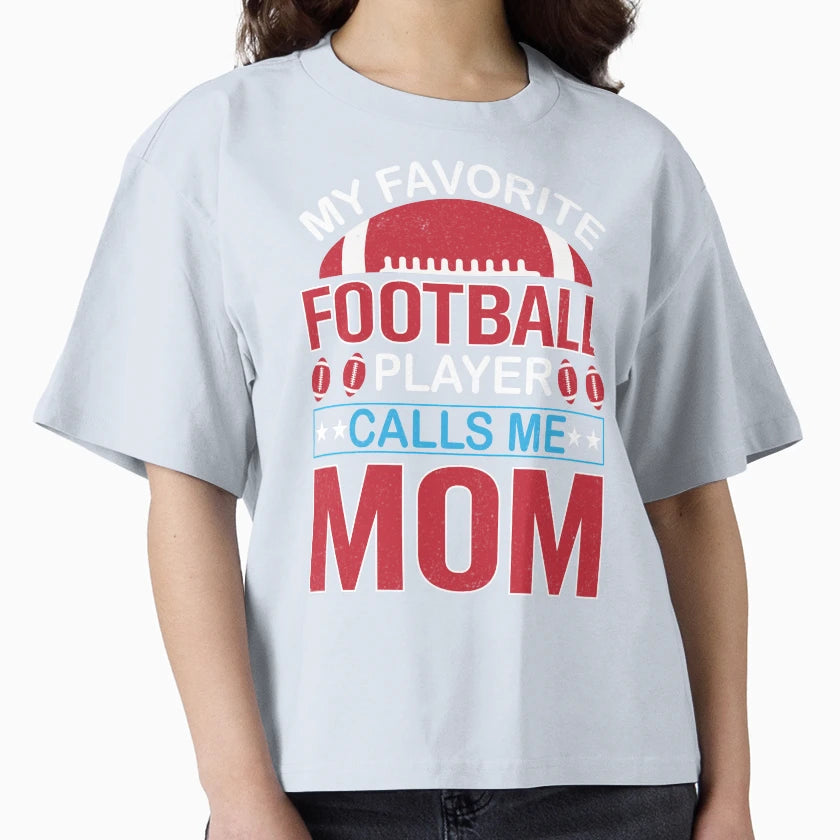 My Favorite Football Player Calls T-Shirt - Aesthetic Graphic for Adults - T-Shirt, Sweatshirt, Hoodie