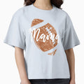 Mom Football American Brown Rugby Ball Gift T-Shirt - Trendy Graphic Unisex - T-Shirt, Sweatshirt, Hoodie