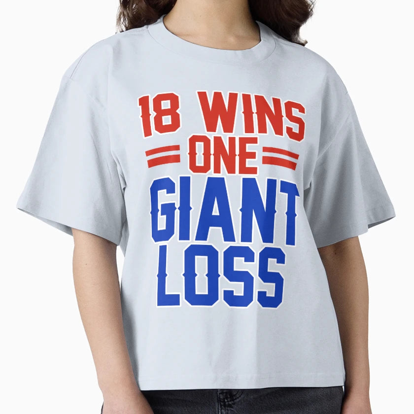 Eighteen Wins One Giant Loss New York T-Shirt - Unique Graphic Men Women - T-Shirt, Sweatshirt, Hoodie