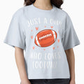 Football Just Who Loves Football T-Shirt - Custom Art Print for Adults - T-Shirt, Sweatshirt, Hoodie
