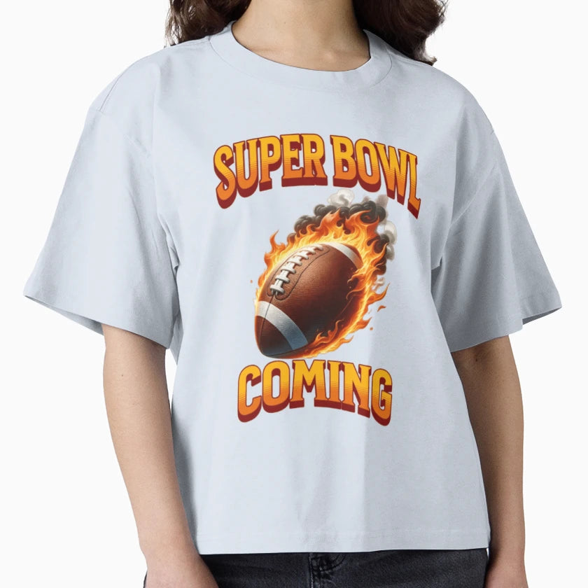Super Bowl Coming T-Shirt - Aesthetic Graphic Unisex - T-Shirt, Sweatshirt, Hoodie