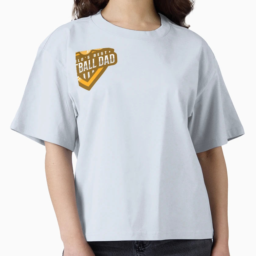 Worlds Best Football Dad T-Shirt - Fun Novelty Design Unisex - T-Shirt, Sweatshirt, Hoodie
