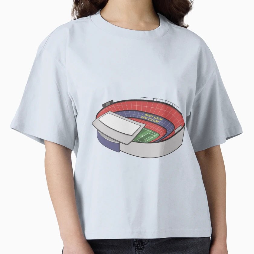 Camp Nou Barcelona T-Shirt - Minimalist Print for Adults - T-Shirt, Sweatshirt, Hoodie