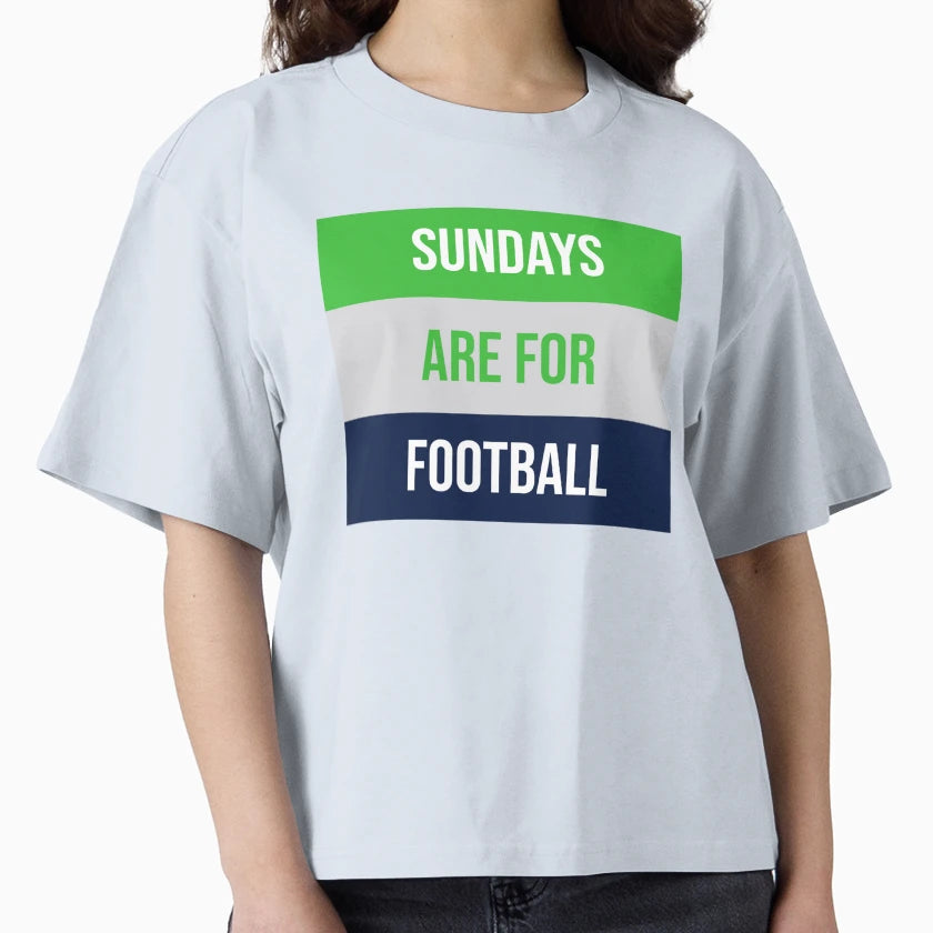 Sundays Are Football T-Shirt - Casual Everyday Wear Unisex - T-Shirt, Sweatshirt, Hoodie