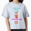 Caution dad jokes aheads by elexetyshop - Adult & Kids T-Shirts, Sweatshirts & Hoodies apparel design preview 1