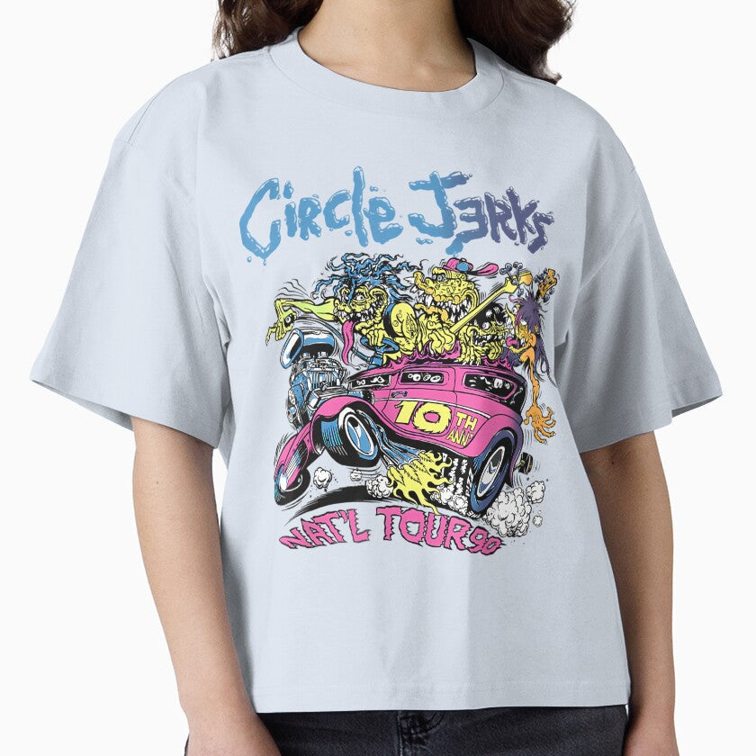 Illustrationl Circle Jerks Nat'l Tour 90 by - Adult & Kids T-Shirts, Sweatshirts & Hoodies apparel design preview 1