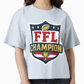Fantasy Football Champion Ffl League T-Shirt - Minimalist Print Unisex - T-Shirt, Sweatshirt, Hoodie