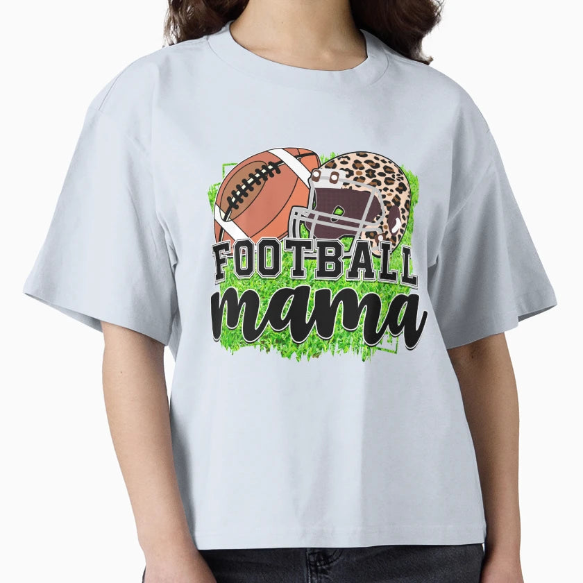 Football Mama Green T-Shirt - Streetwear Style Men Women - T-Shirt, Sweatshirt, Hoodie