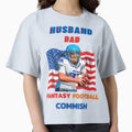 Husband Dad Fantasy Football Commish T-Shirt - Aesthetic Graphic for Adults - T-Shirt, Sweatshirt, Hoodie