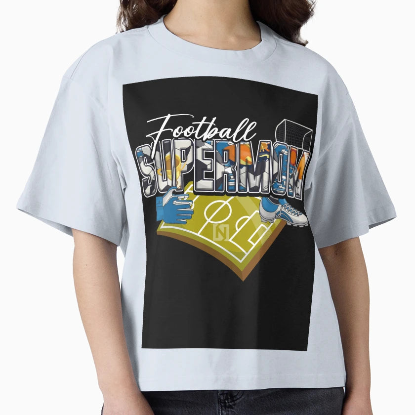 Football Supermom Cheering And Off Field T-Shirt - Trendy Graphic Men Women - T-Shirt, Sweatshirt, Hoodie