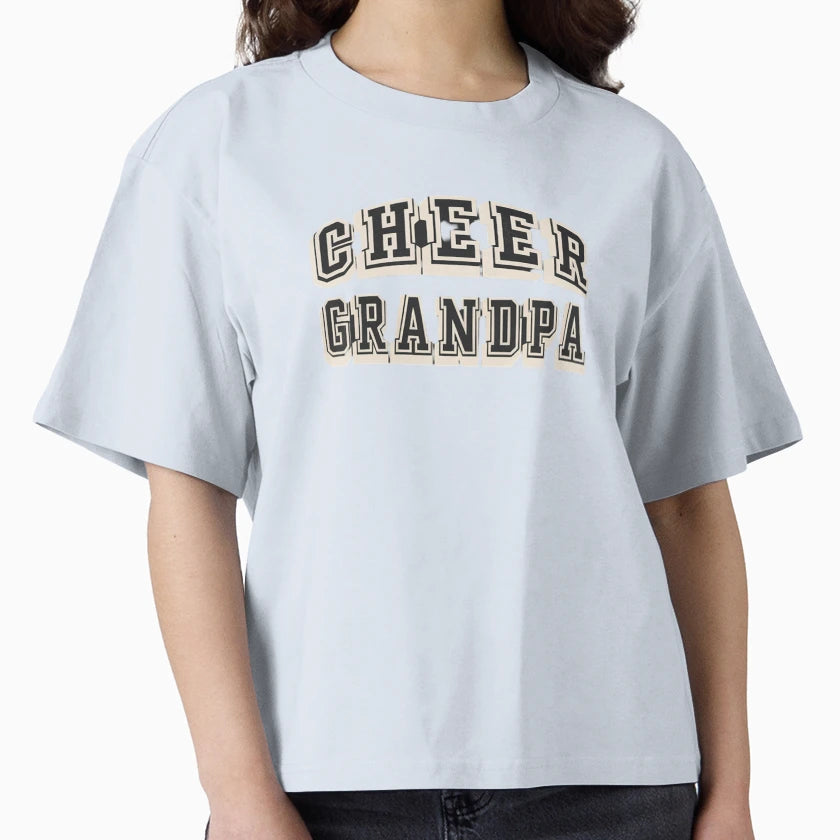 Cheer Grandpa Proud Cheerleader T-Shirt - Trendy Graphic for Adults - T-Shirt, Sweatshirt, Hoodie