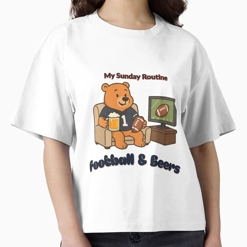 Intage Bears Football Beers Funny T-Shirt - Casual Everyday Wear Unisex - T-Shirt, Sweatshirt, Hoodie