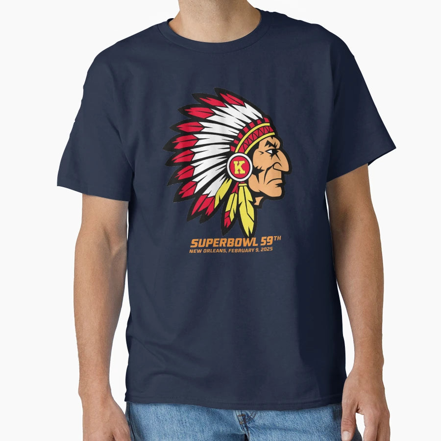 Kansas City Chiefs Superbowl 59Th T-Shirt - Trendy Graphic Unisex - T-Shirt, Sweatshirt, Hoodie