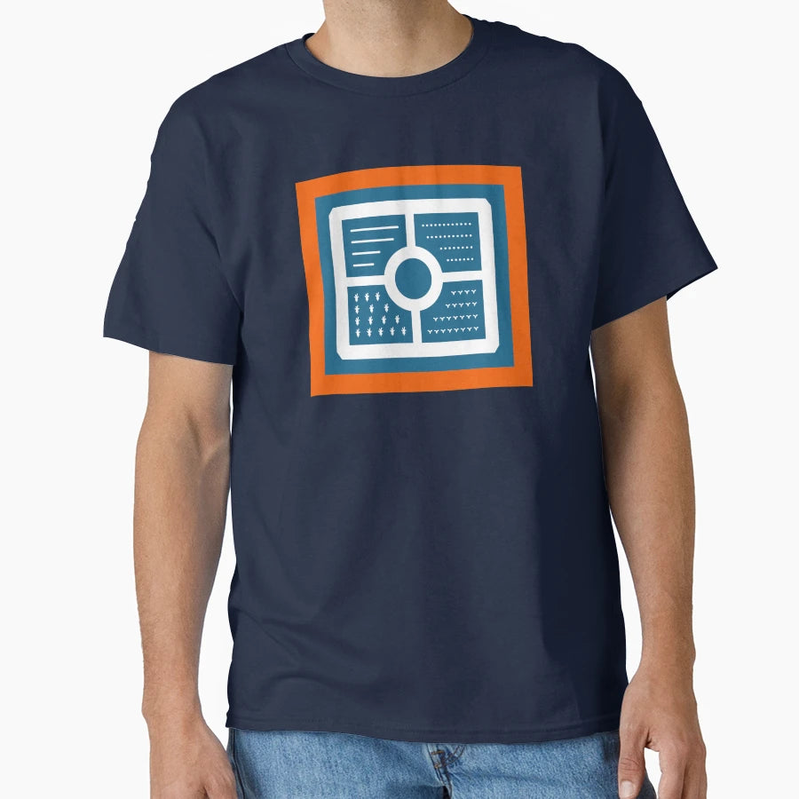 Four Fields Army Logo White And Orange T-Shirt - Novelty Apparel Unisex - T-Shirt, Sweatshirt, Hoodie