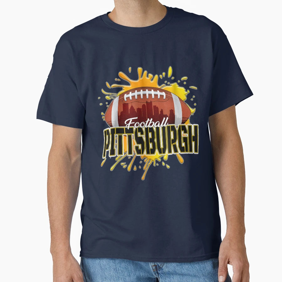 Pittsburgh Finished Awesome Movie Fan T-Shirt - Trendy Graphic Unisex - T-Shirt, Sweatshirt, Hoodie