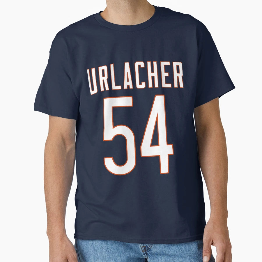 Brian Urlacher Jersey 54 T-Shirt - Custom Art Print Unisex - T-Shirt, Sweatshirt, Hoodie