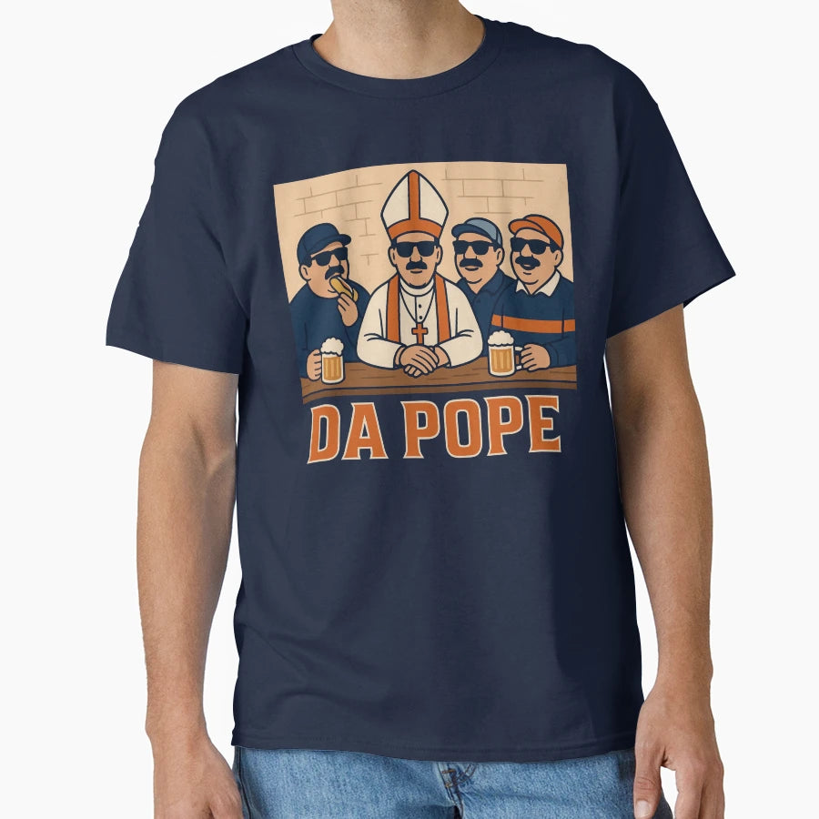 Da Pope Funny Chicago Fans T-Shirt - Aesthetic Graphic for Adults - T-Shirt, Sweatshirt, Hoodie