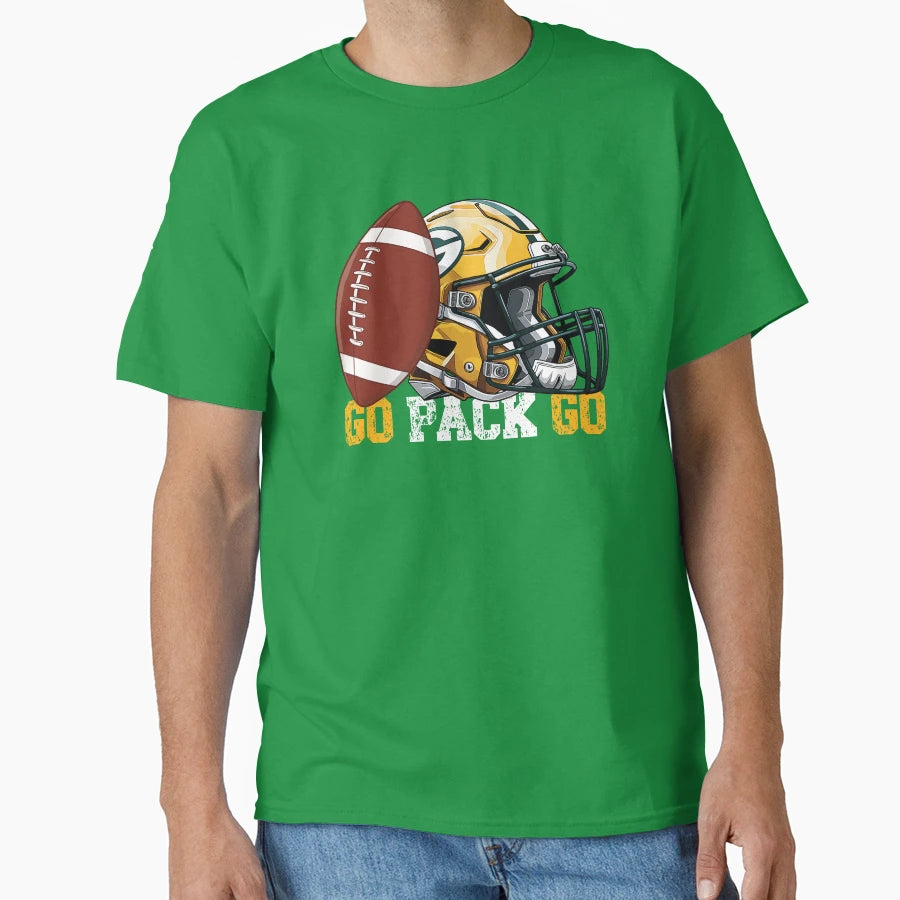 Go Pack Go Football T-Shirt - Unique Graphic Unisex - T-Shirt, Sweatshirt, Hoodie