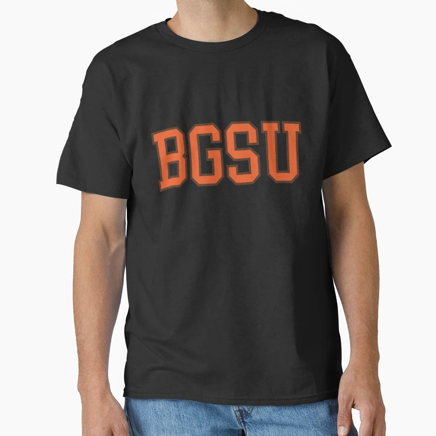 Bgsu College Font T-Shirt - Aesthetic Graphic Unisex - T-Shirt, Sweatshirt, Hoodie