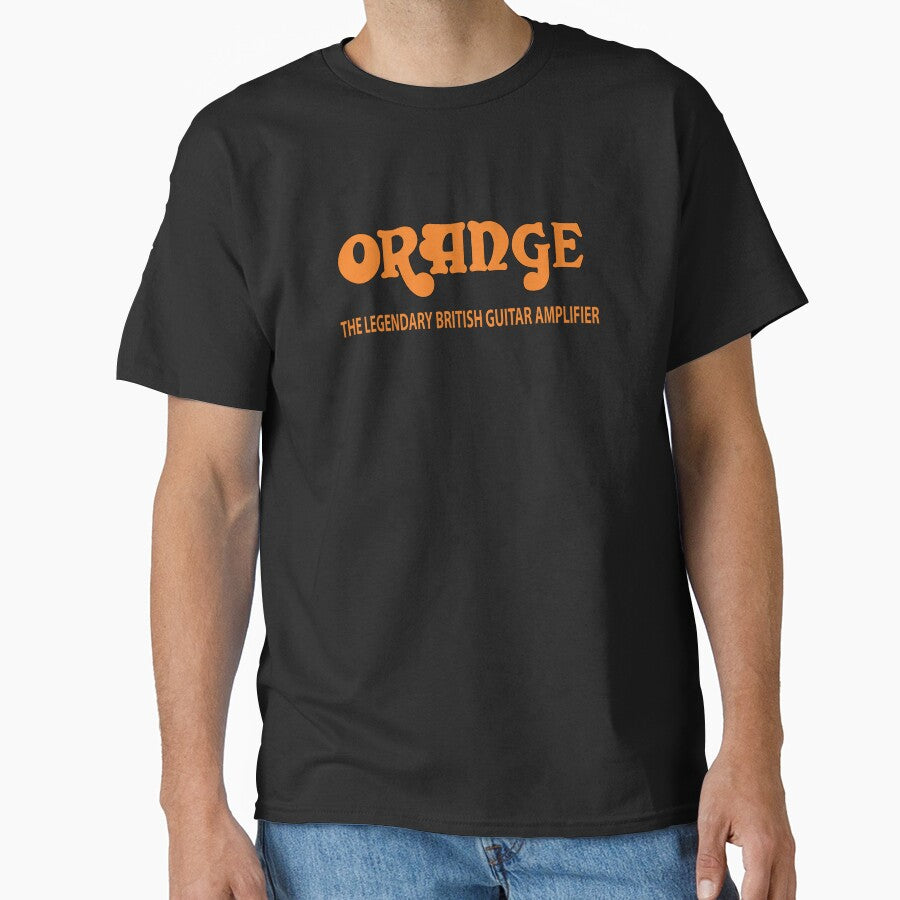 Orange Legendary British Guitar Amplifier by Martin - Adult & Kids T-Shirts, Sweatshirts & Hoodies apparel design preview 1