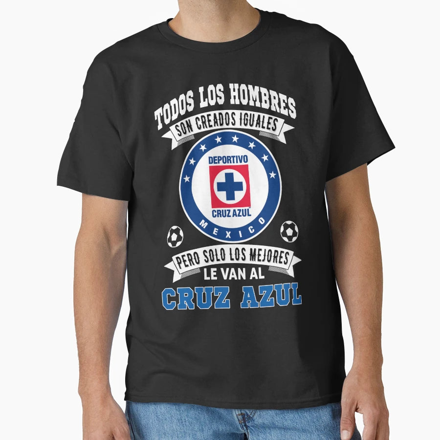 Playera Maquina Celeste De Cruz Azul T-Shirt - Aesthetic Graphic Unisex - T-Shirt, Sweatshirt, Hoodie