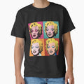Pop Art Marilyn Monroe Quad Portrait by Ki_Designs - Adult & Kids T-Shirts, Sweatshirts & Hoodies apparel design preview 1