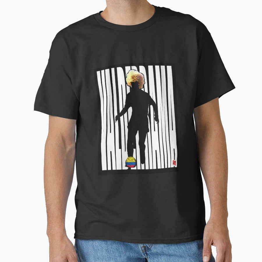 Carlos Valderrama T-Shirt - Novelty Apparel for Adults - T-Shirt, Sweatshirt, Hoodie