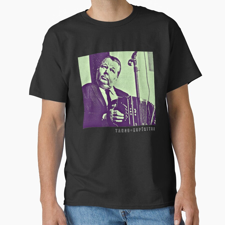 Anibal Troilo Tango Wall Art Bandoneon Portrait, - Adult & Kids T-Shirts, Sweatshirts & Hoodies apparel design preview 1