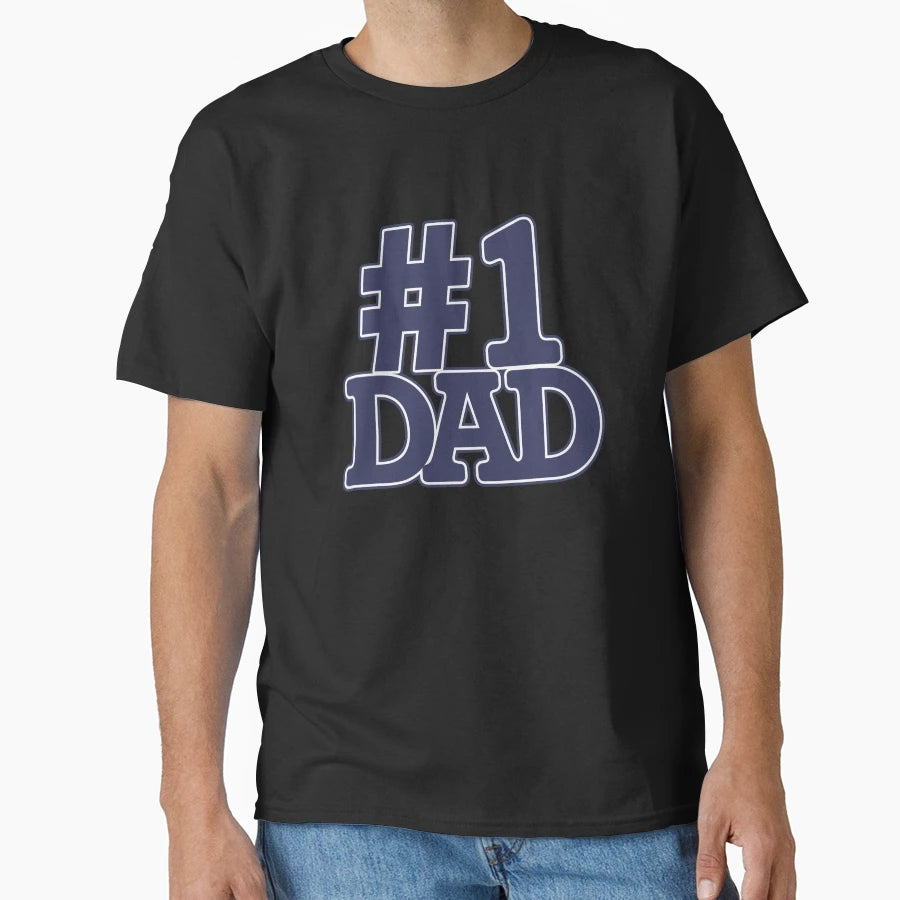 1 Dad T-Shirt - Aesthetic Graphic Unisex - T-Shirt, Sweatshirt, Hoodie