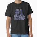 1 Dad T-Shirt - Aesthetic Graphic Unisex - T-Shirt, Sweatshirt, Hoodie
