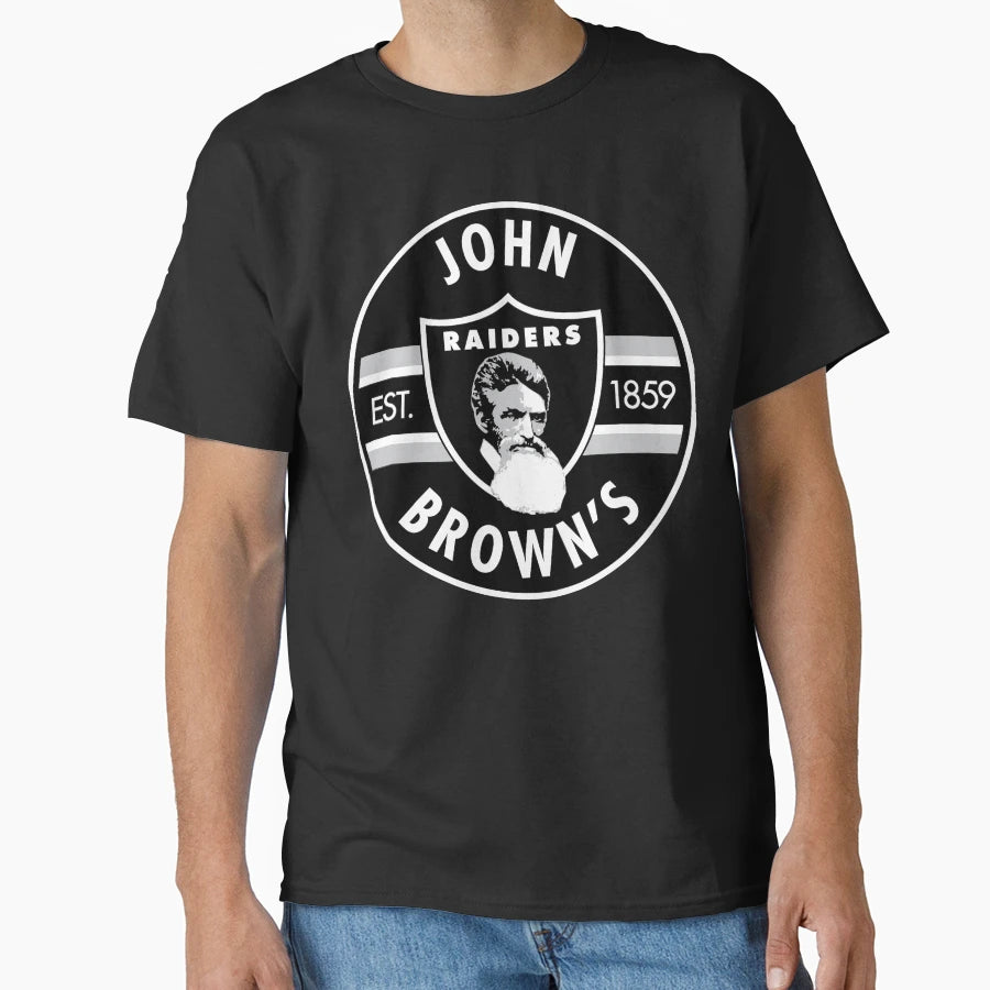 John Browns Raiders T-Shirt - Graphic Print for Adults - T-Shirt, Sweatshirt, Hoodie