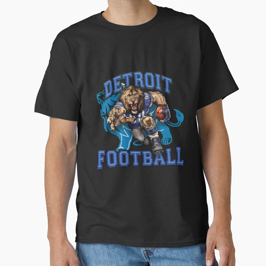 Detroit Football T-Shirt - Streetwear Style Unisex - T-Shirt, Sweatshirt, Hoodie