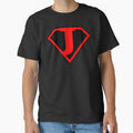 Letter J Super Letter Vol 3 T-Shirt - Aesthetic Graphic for Adults - T-Shirt, Sweatshirt, Hoodie
