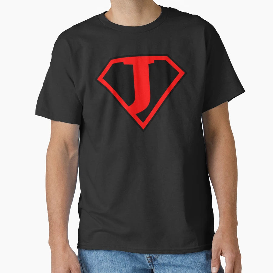 Letter J Super Letter Vol 3 T-Shirt - Aesthetic Graphic for Adults - T-Shirt, Sweatshirt, Hoodie