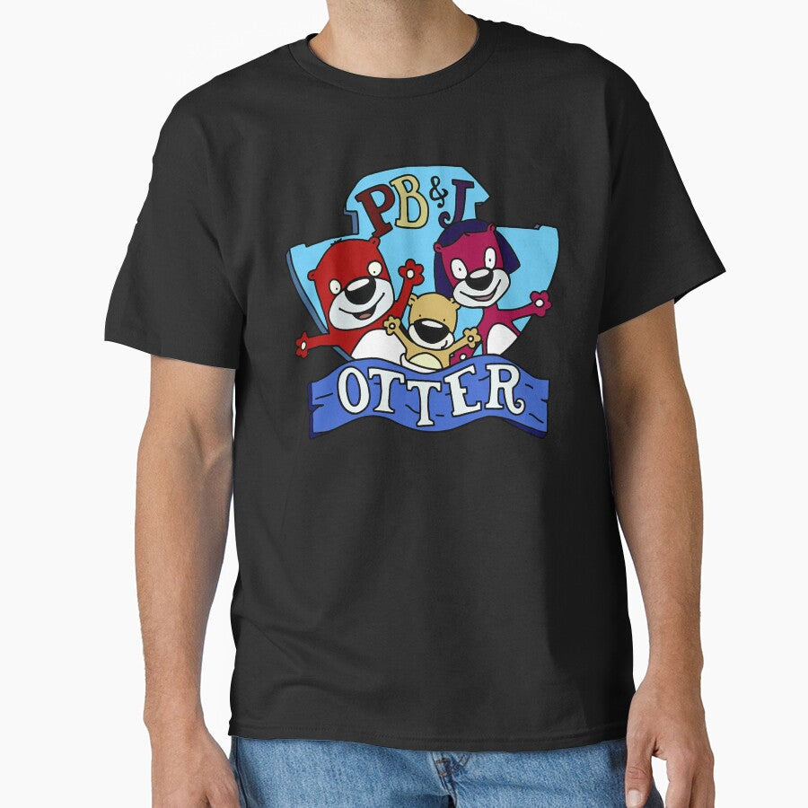 PB and J Otter Logo Fan Art by MazieBrunet - Adult & Kids T-Shirts, Sweatshirts & Hoodies apparel design preview 1