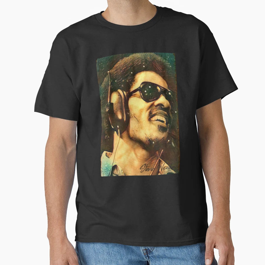 Stevie Wonder Stevie Wonder T-Shirt - Streetwear Style Unisex - T-Shirt, Sweatshirt, Hoodie
