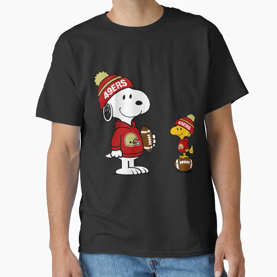 49Ersoopy Snoopy And Woodstock T-Shirt - Custom Art Print Men Women - T-Shirt, Sweatshirt, Hoodie
