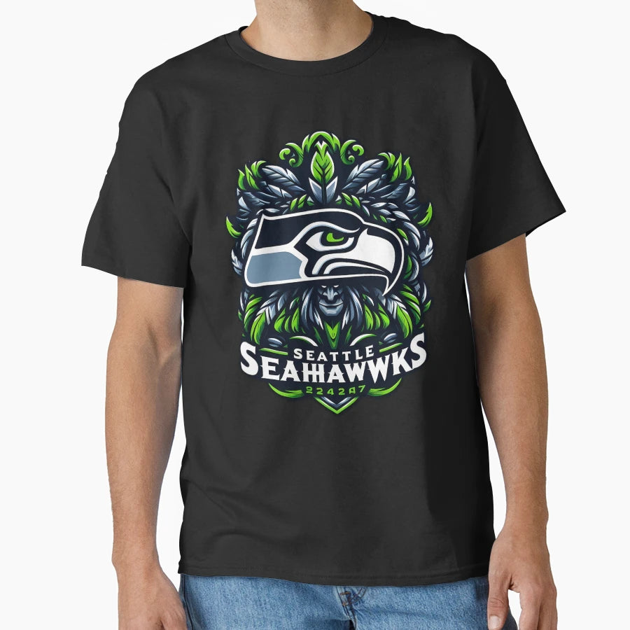 Seattle Seahawks T-Shirt - Fun Novelty Design for Adults - T-Shirt, Sweatshirt, Hoodie