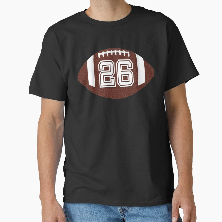 American Football Jersey No 26 Uniform T-Shirt - Graphic Print Men Women - T-Shirt, Sweatshirt, Hoodie