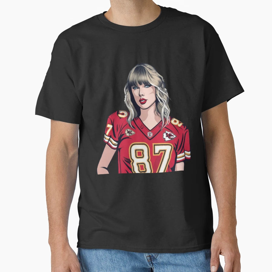 Taylors Swift Boyfriend Football T-Shirt - Trendy Graphic Unisex - T-Shirt, Sweatshirt, Hoodie