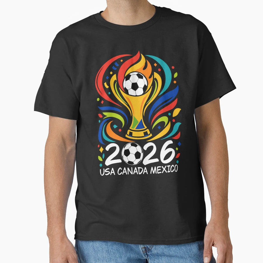 World Soccer Tournament 2026 Usa T-Shirt - Trendy Graphic for Adults - T-Shirt, Sweatshirt, Hoodie