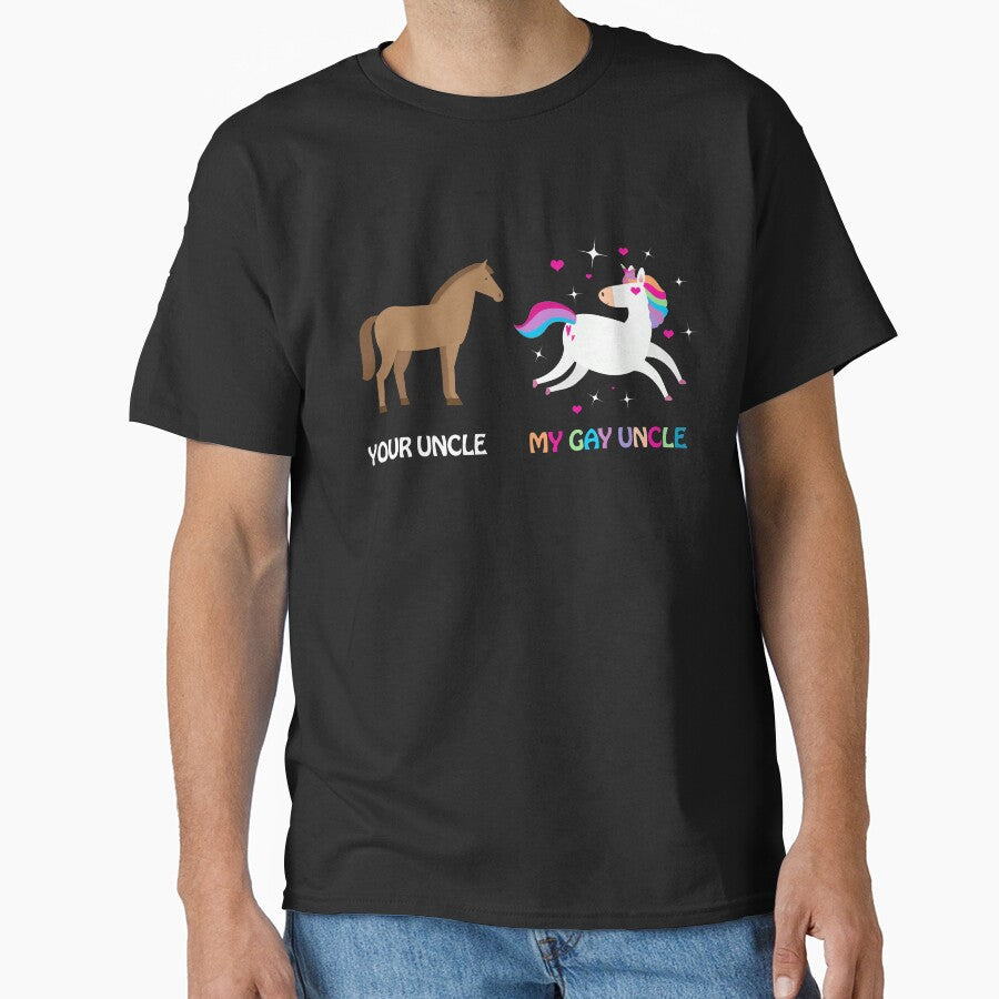 My Uncle Your Gay Gift Funny by trendyfunny - Adult & Kids T-Shirts, Sweatshirts & Hoodies apparel design preview 1